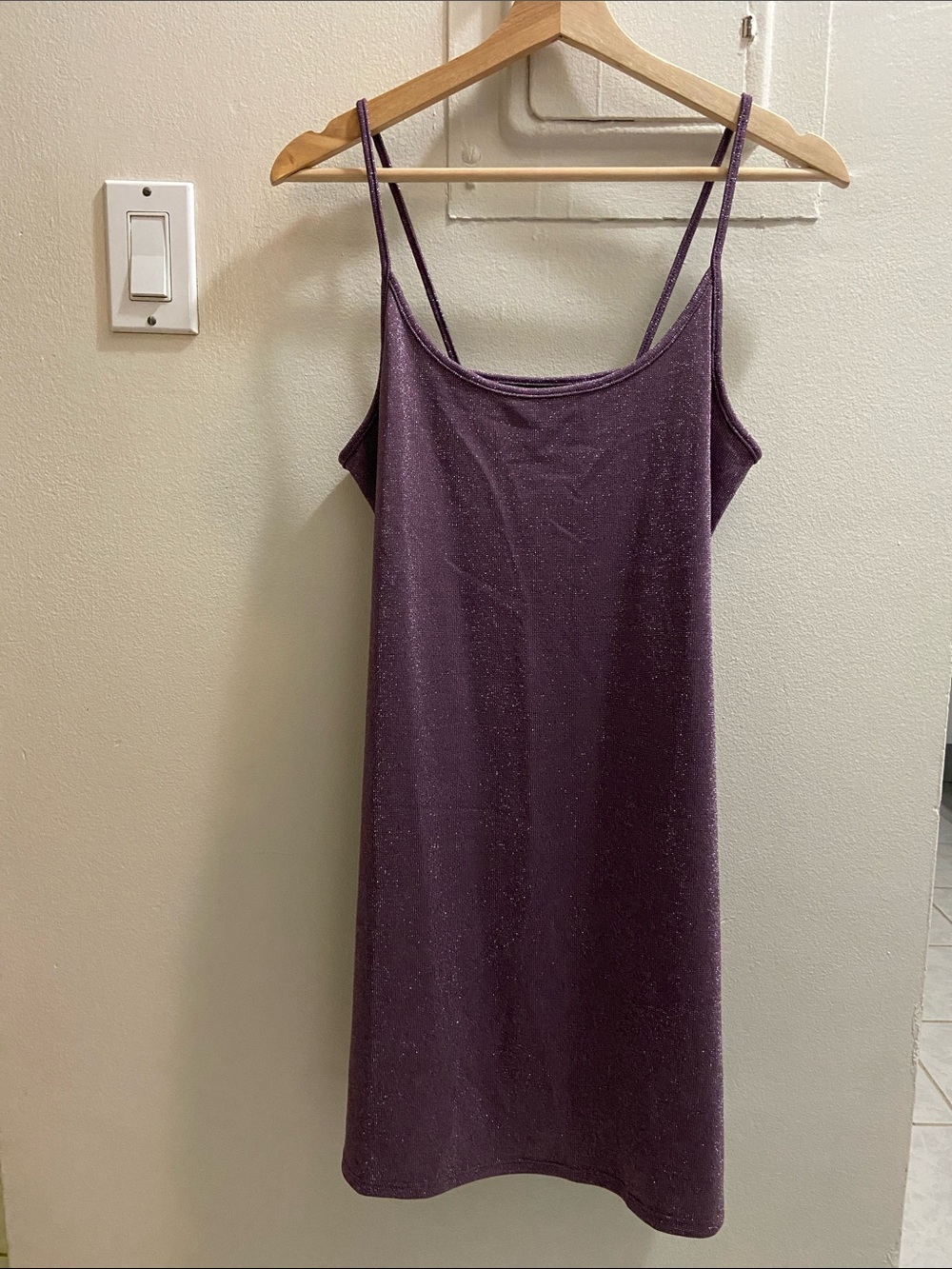 wild fable Sparkle Plum Slip Mini Dress